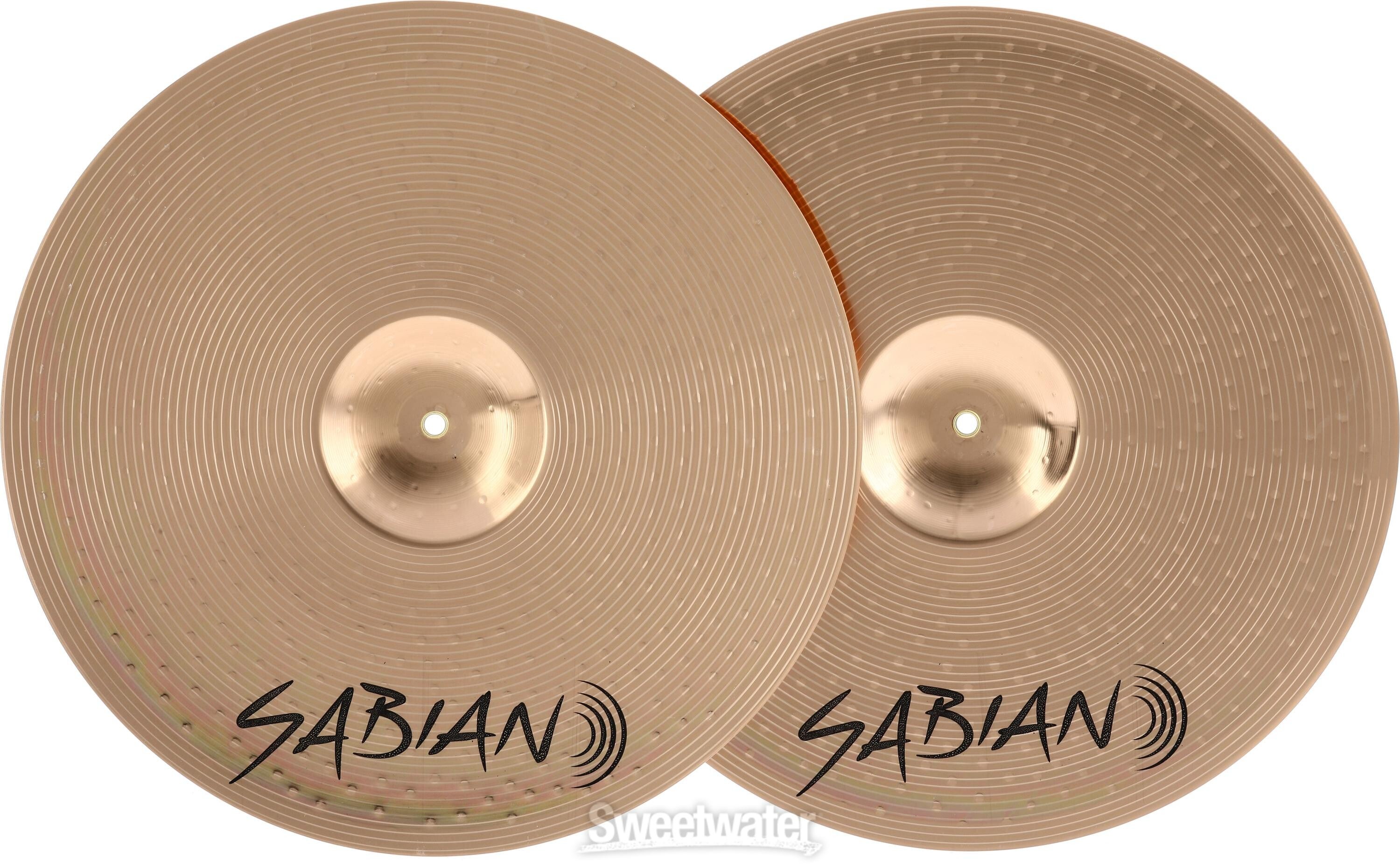 Sabian B8X Marching Band Hand Cymbals (Pair) - 18 inch | Sweetwater