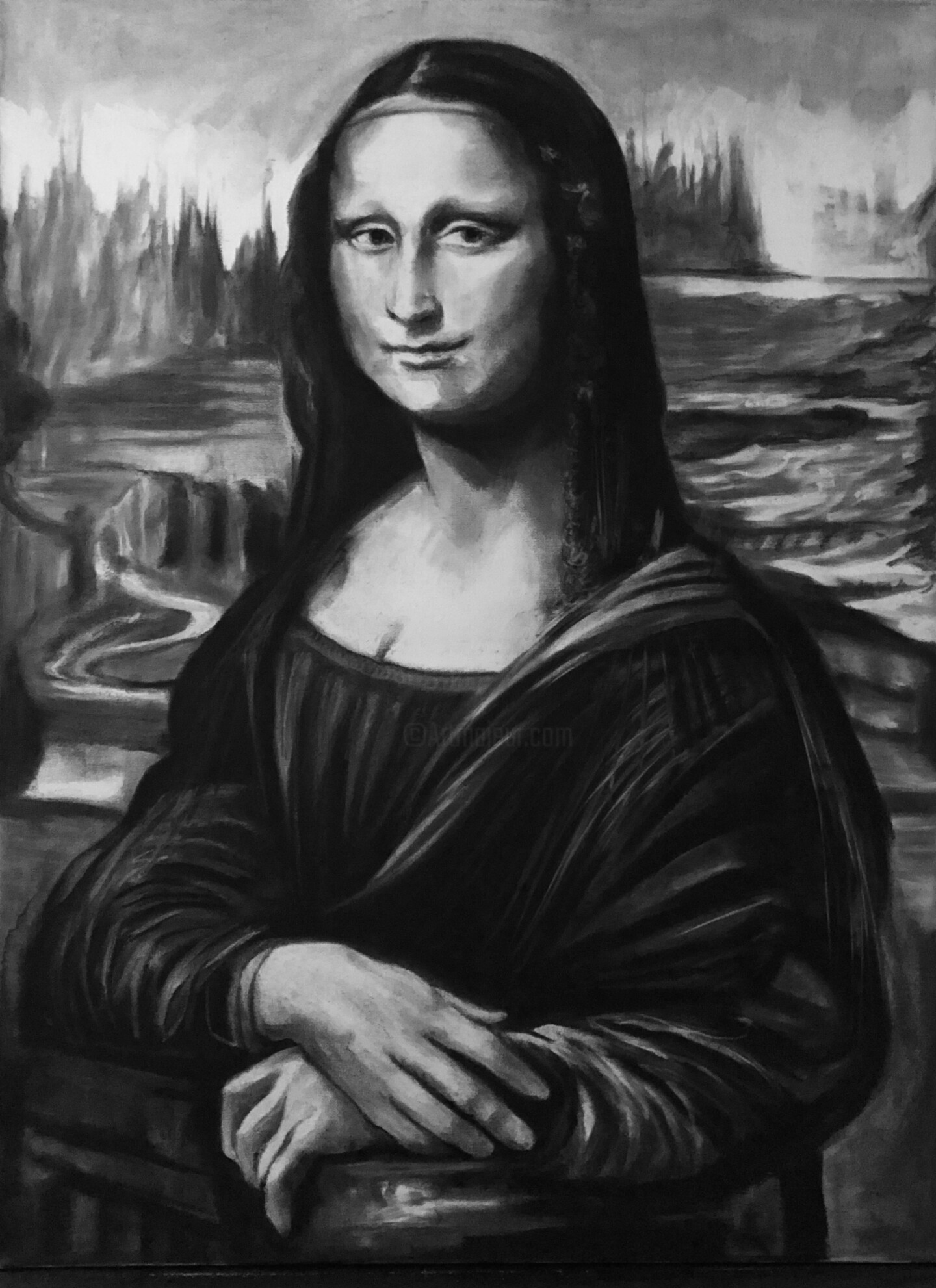 La Joconde (Mona Lisa), 描画 Richard Hanssensによって | ArtMajeur