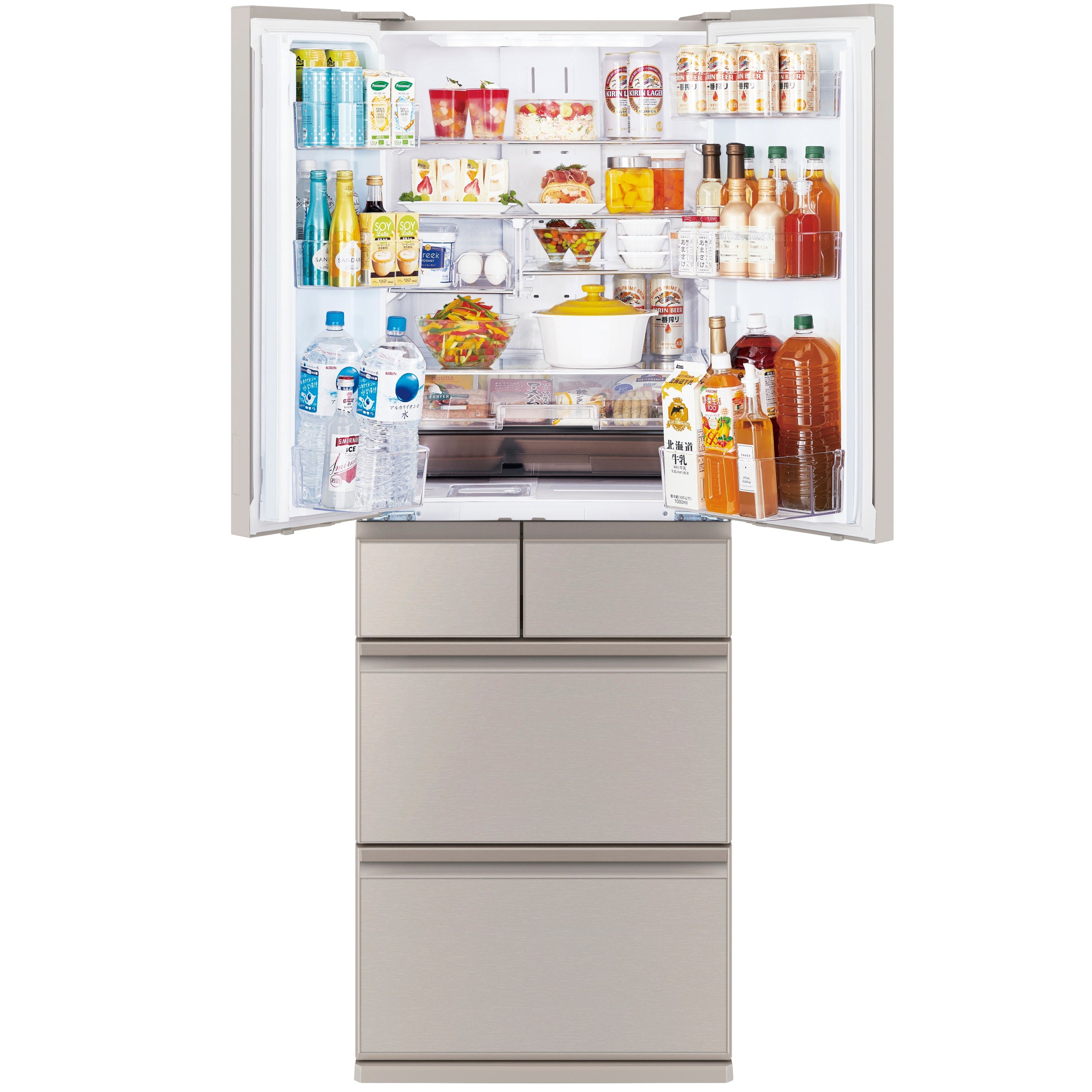 MITUSBISHI MR-WZ55K 547L 6-DOOR FRIDGE – Mega Discount Store