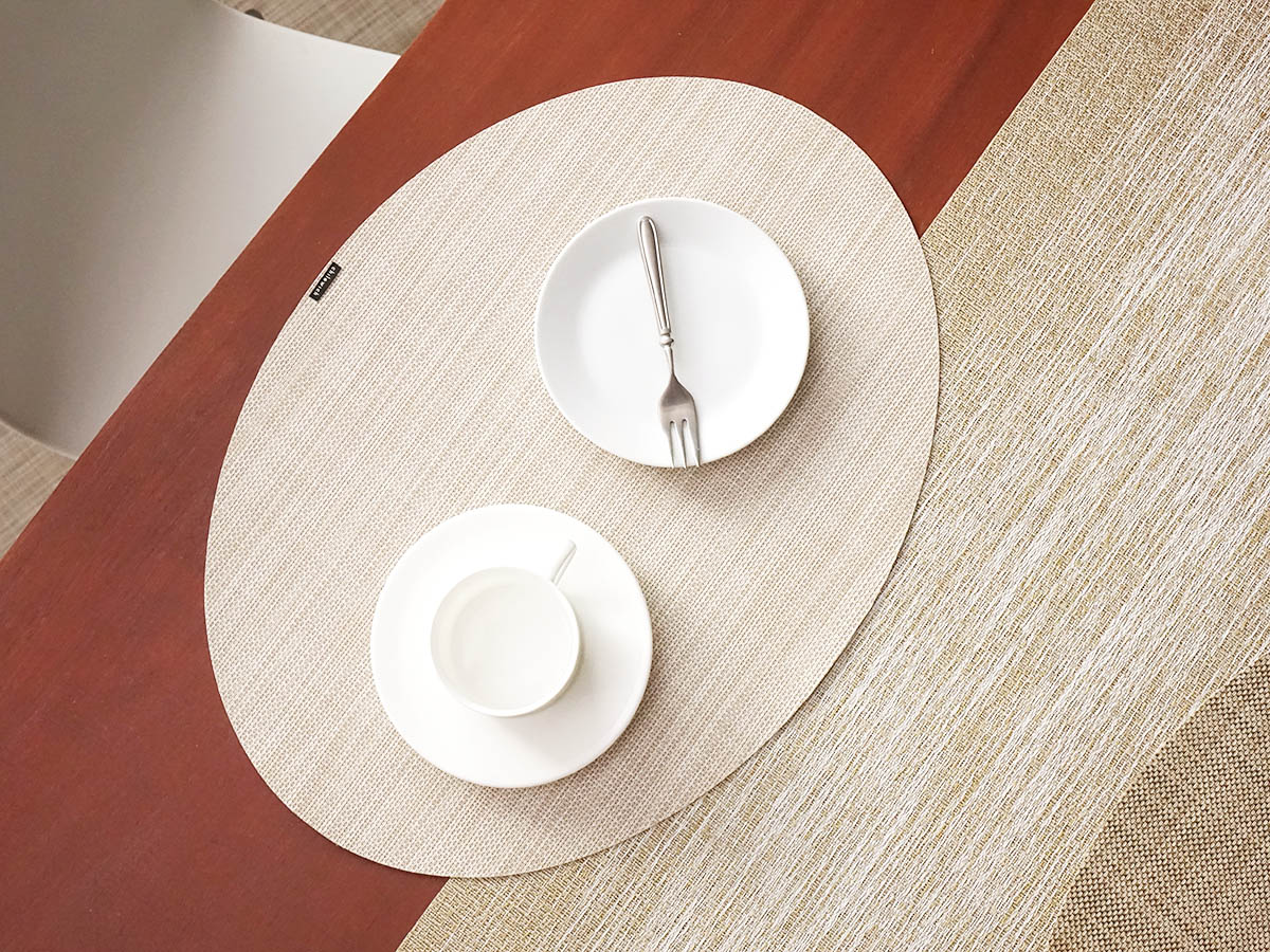 チルウィッチ ランチョンマット ミニバスケットウィーブ｜アイボリー