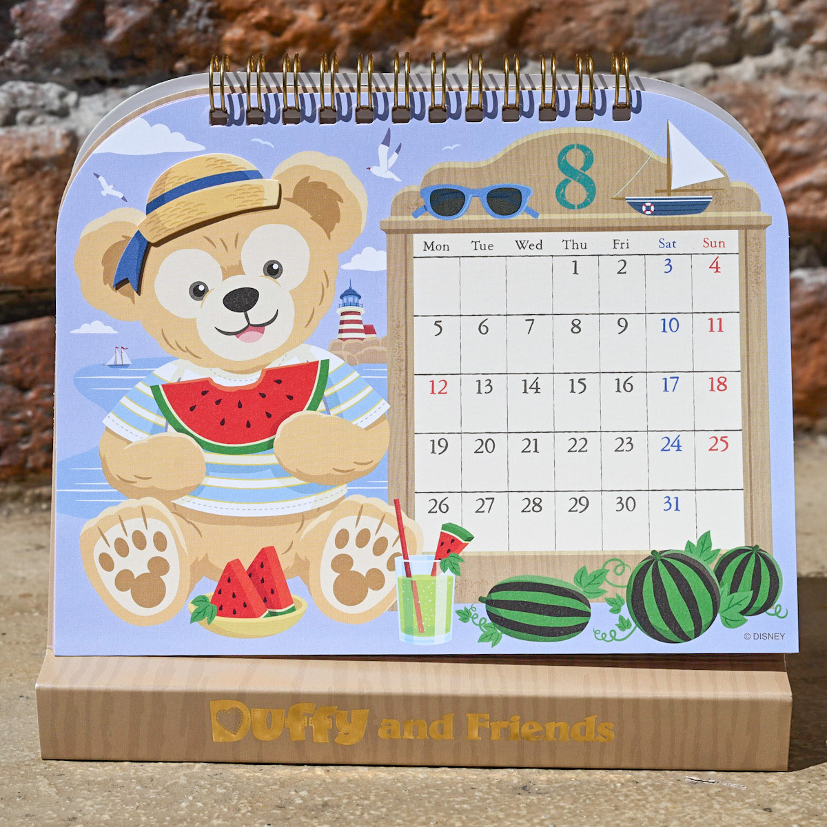 2024年用！東京ディズニーシー「ダッフィー&フレンズ」カレンダー