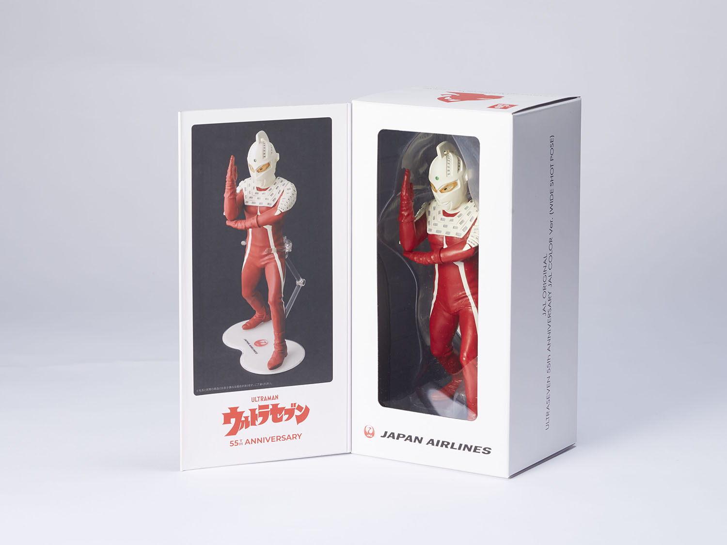 ウルトラセブン フィギュア 55周年記念 JALカラーVer.」550体の数量