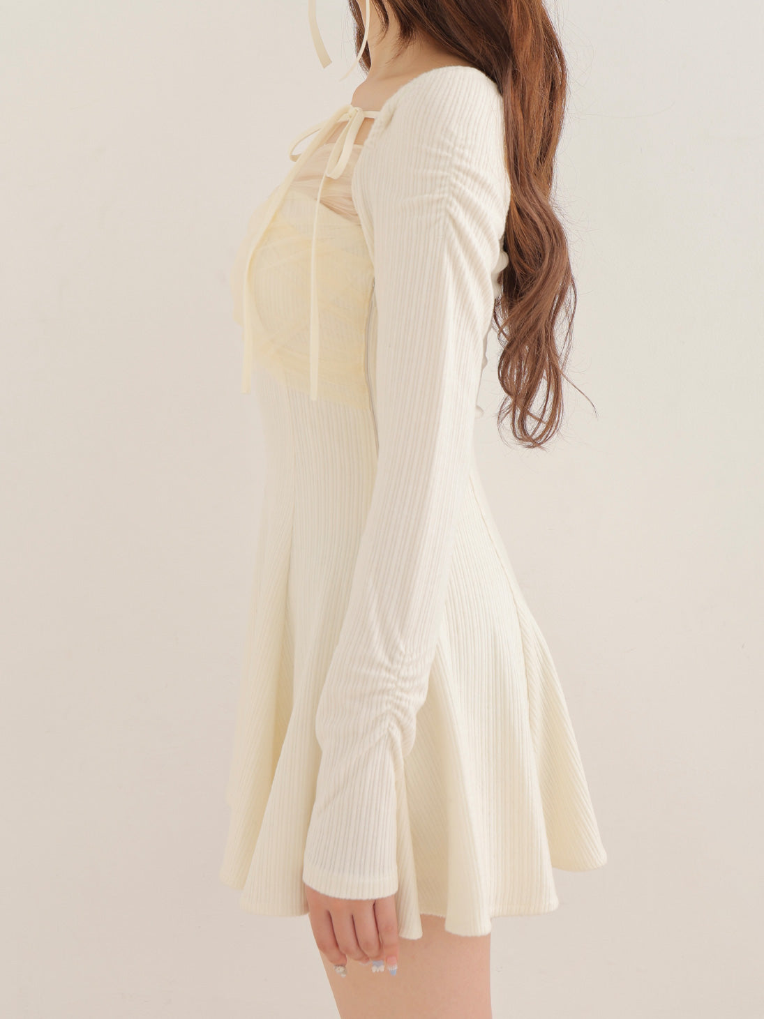 Cross tulle flare mini onepiece(eme10736) – M me eme