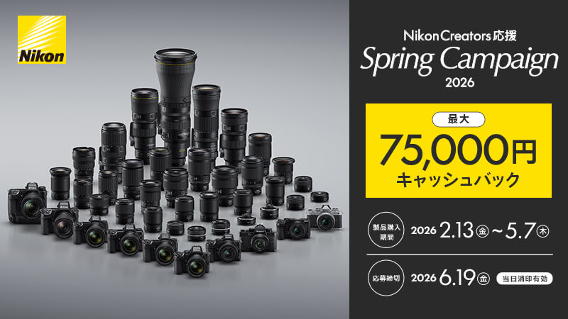 Amazon.co.jp: Nikon キャッシュバックキャンペーン: 家電＆カメラ