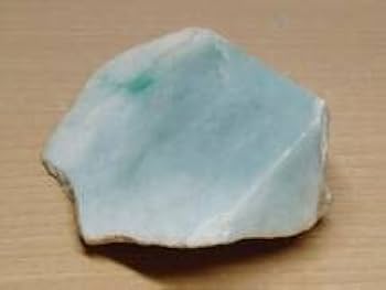 Amazon.co.jp: ◇青緑◇ 338g 翡翠 ヒスイ 翡翠原石 原石 鑑賞石 自然