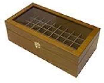 Amazon.co.jp: doTERRA ドテラ ウッドボックス ライトブラウン 窓付き