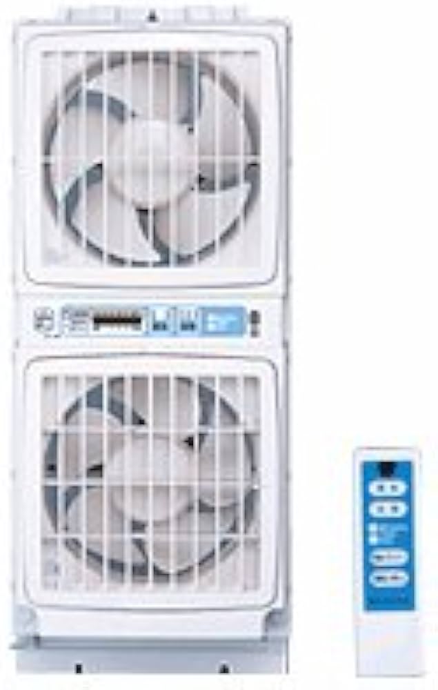 Amazon.co.jp: 高須産業 ウィンドゥツインファン 同時給排形窓用換気扇