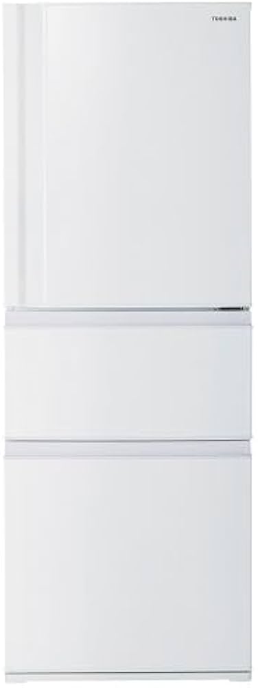 Amazon | TOSHIBA(東芝) 冷蔵庫 幅60.0㎝ 326L GR-W33SC(WU) 3ドア 右