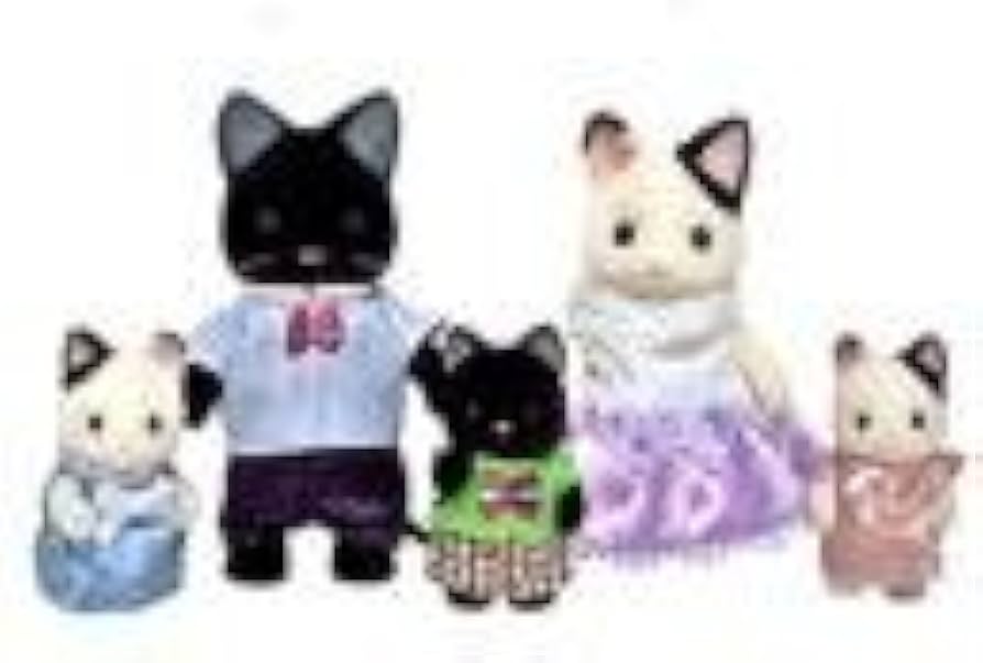 Amazon.co.jp: シルバニアファミリー チャコールネコファミリー （ 森