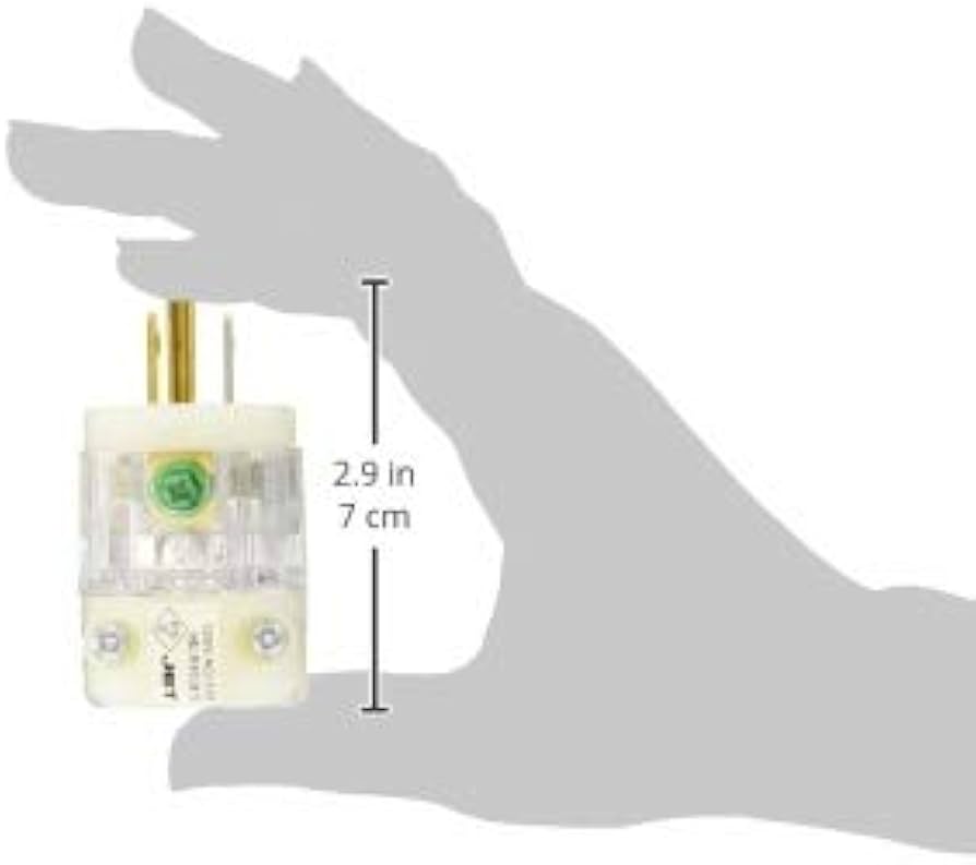 Amazon | HUBBELL ハイグレード電源プラグ 8215CT | Hubbell | 電源