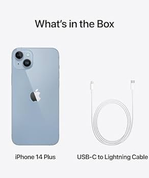 Amazon.com: Apple iPhone 14 Plus, 128GB, Blue for Unlocked