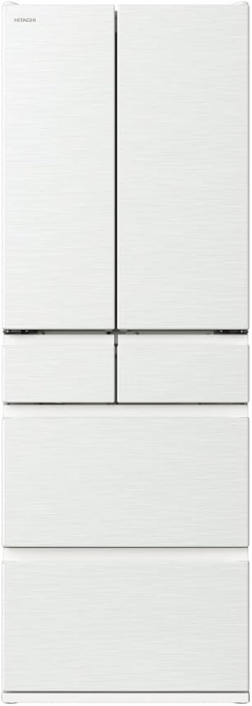 Amazon | 日立 冷蔵庫 幅65cm 540L ピュアホワイト R-HWC54T W 6ドア