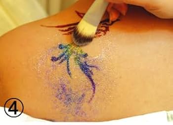 Amazon.co.jp: ボディジュエリー グリッター セット ボディーアート