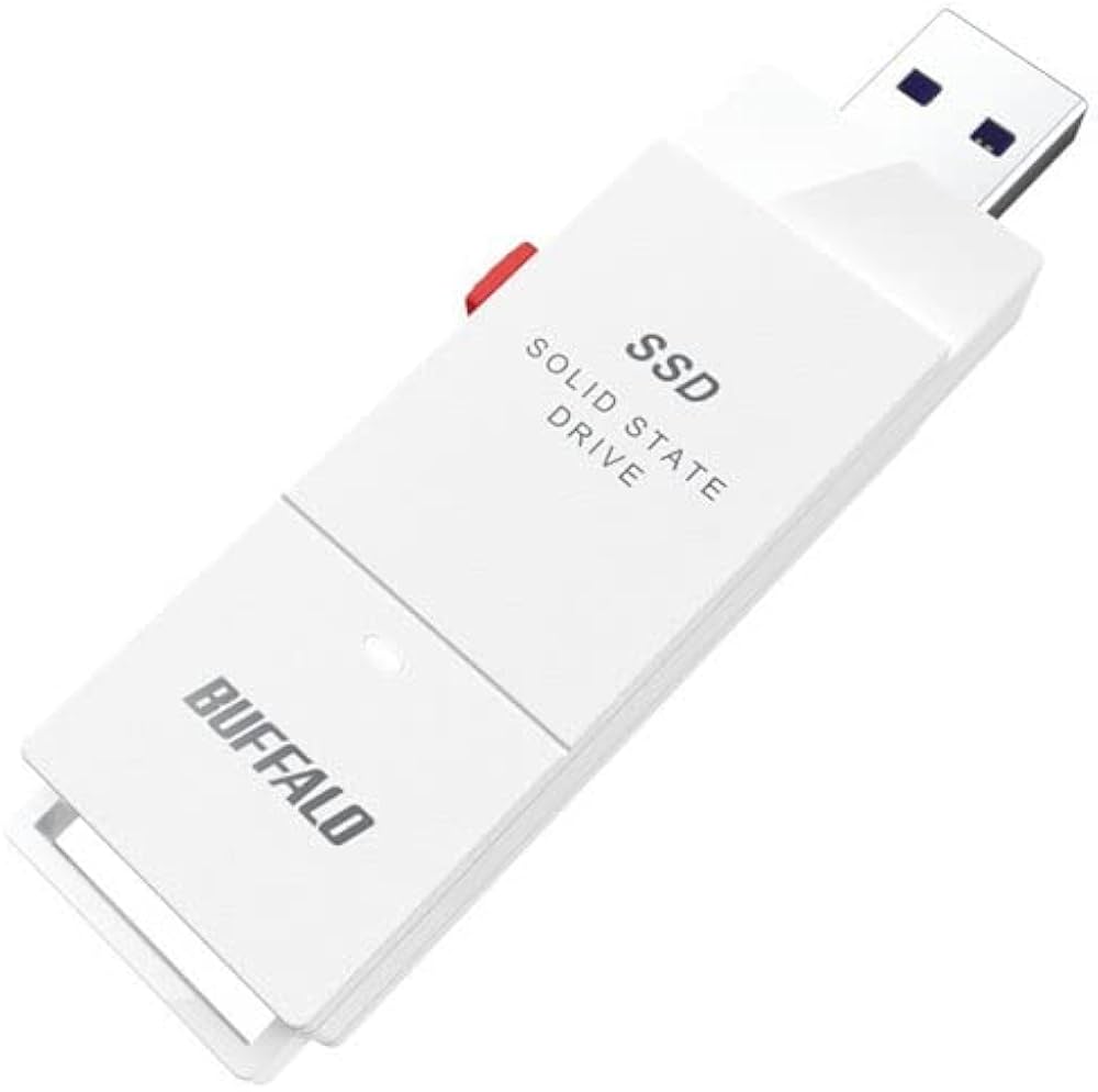 Amazon | BUFFALO SSD-SCT1.0U3-WA 外付けSSD 1TB ホワイト