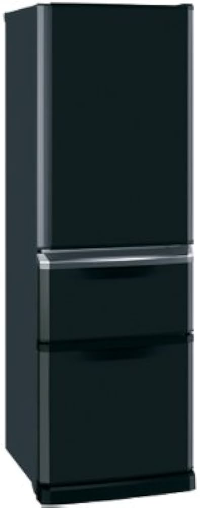 Amazon | 三菱冷蔵庫 プラチナブラック 右開き 370L MR-C37T-B | 三菱