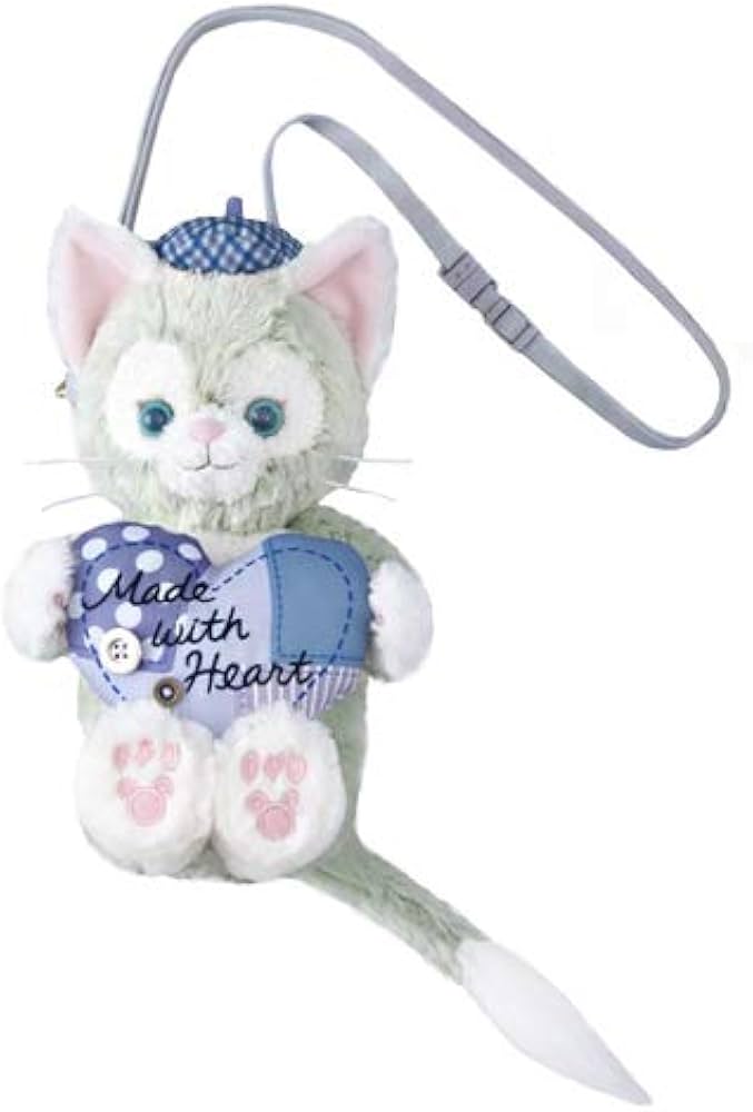 Amazon.co.jp: ジェラトーニ ぬいぐるみポシェット ダッフィーのハート