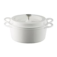 Amazon｜バーミキュラ 鋳物ホーロー鍋 22cm パールホワイト 無水調理