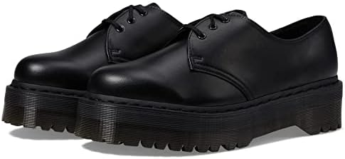 Dr. Martens Unissex-adulto V 1461 Quad Mono, Preto, 5 Women/4 Men