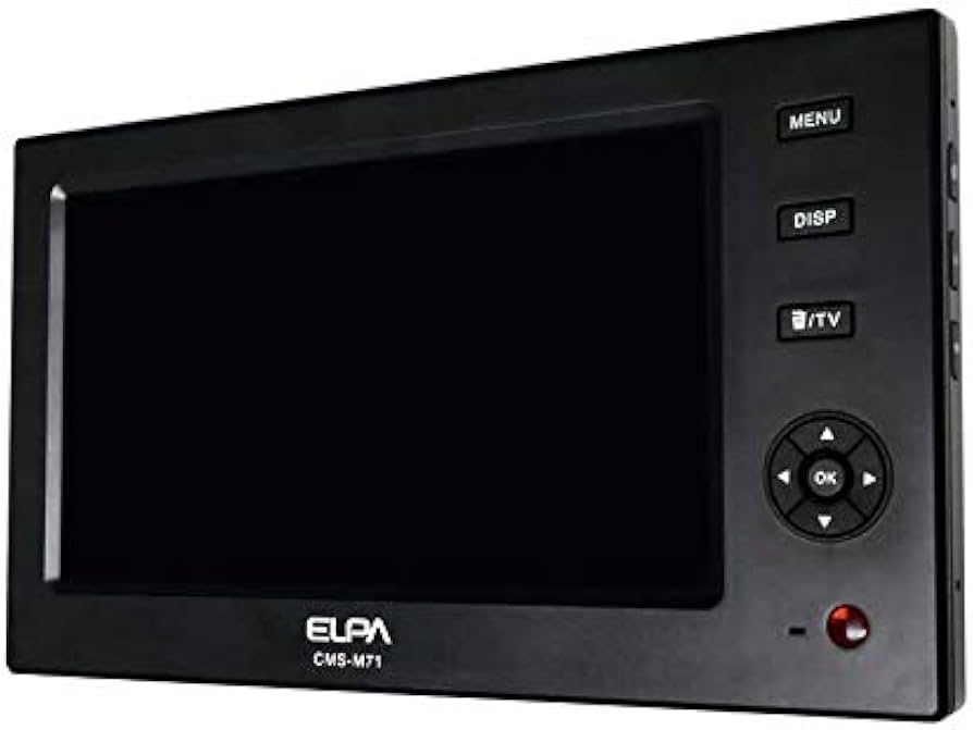 Amazon.co.jp: エルパ(ELPA) 7インチモニター充電式 CMS-M71