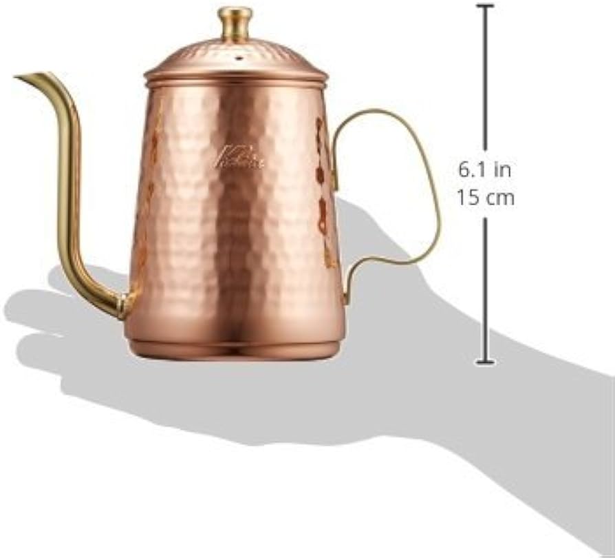 Amazon｜カリタ Kalita コーヒーポット 銅 600ml #52071｜ドリップ