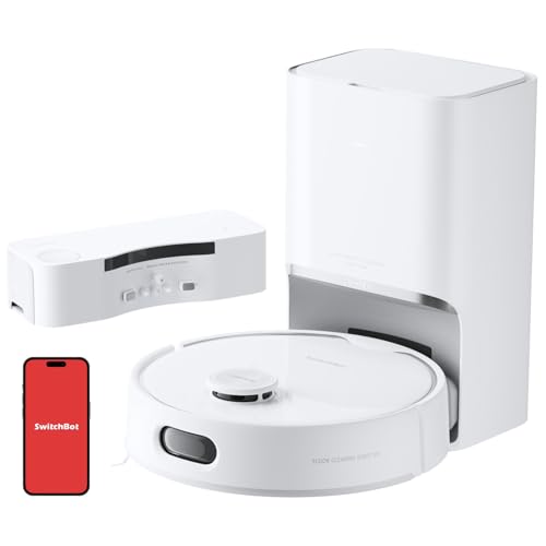 Amazon | 【全自動給排水】 SwitchBot ロボット掃除機 S10 走行中の