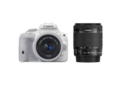 Amazon.co.jp: Canon EOS Kiss X7 (White) Double Lens Kit EF-40mm F2