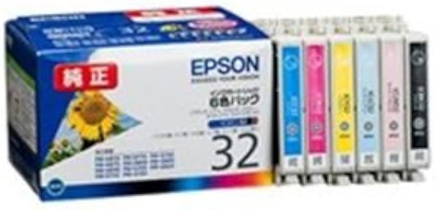 Amazon.co.jp: EPSON エプソン インクカートリッジ 純正 【IC6CL32】 6