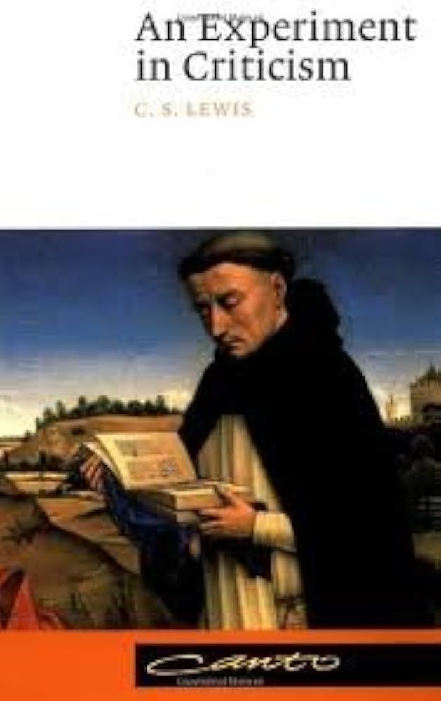 An Experiment in Criticism Publisher: Cambridge University Press