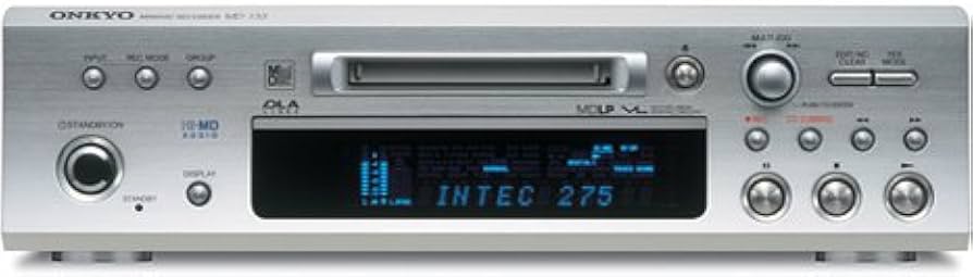Amazon.co.jp: ONKYO INTEC275 MDデッキ Hi-MD対応 シルバー MD-133(S