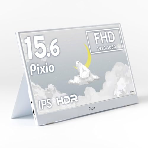 Amazon.co.jp: Pixio ポータブルモニター モバイルモニター 白