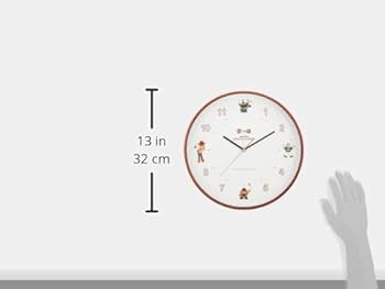 Amazon.co.jp: ディズニー ウッドパーツクロック 壁掛け時計 トイ