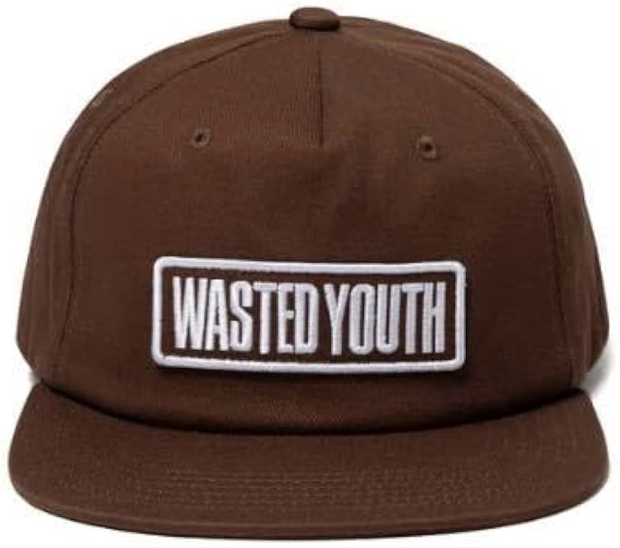 Amazon.co.jp: Wasted Youth キャップ ブラウン ウエステッドユース