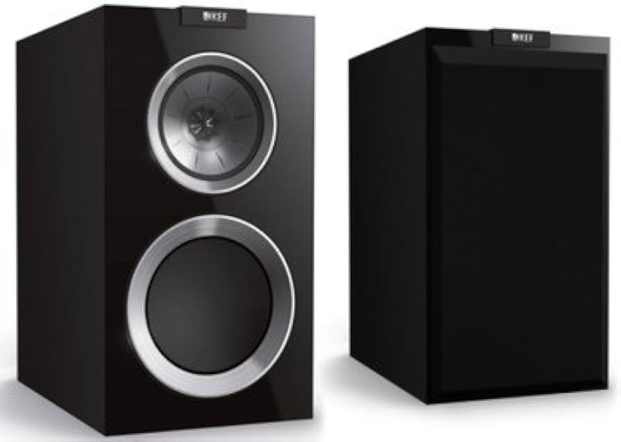 Amazon | KEF ステレオスピーカーシステムR300/PB(ブラック)(ペア