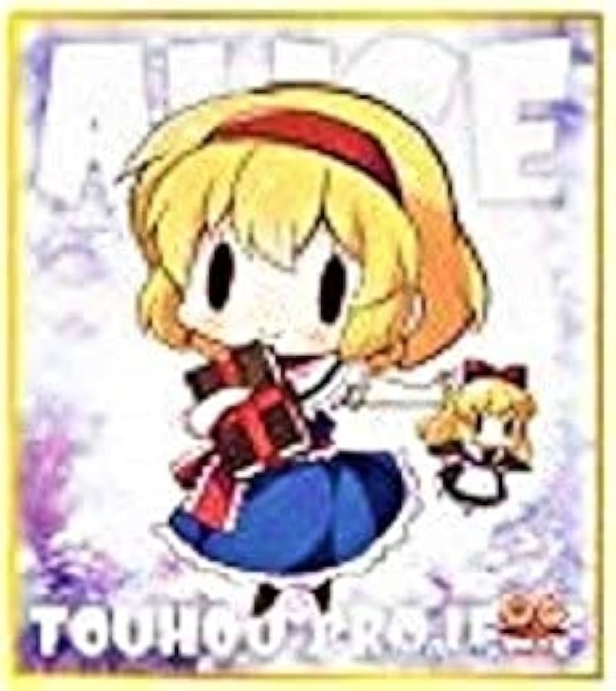 Amazon.co.jp: 東方Project ミニ色紙コレクション byのいと [6.アリス