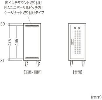 Amazon.co.jp: サンワサプライ キャスター付きハブボックス(2U