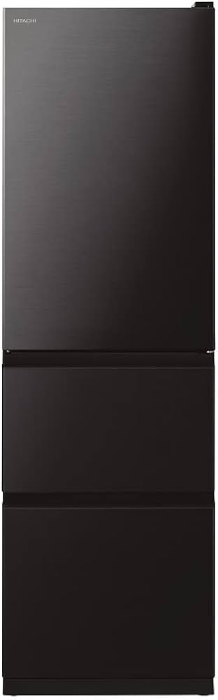 Amazon.co.jp: 日立 冷蔵庫 幅54cm 315L ブリリアントブラック R-V32NV