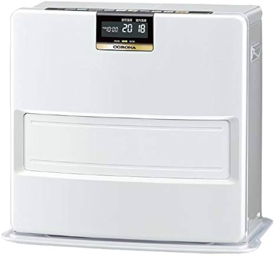 Amazon | コロナ：石油ファンヒーター(パールホワイト)/FH-VX4619BY-W