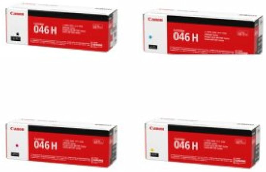 Amazon.co.jp: 【純正トナー】キヤノン CRG-046H ＜4本パック＞大容量