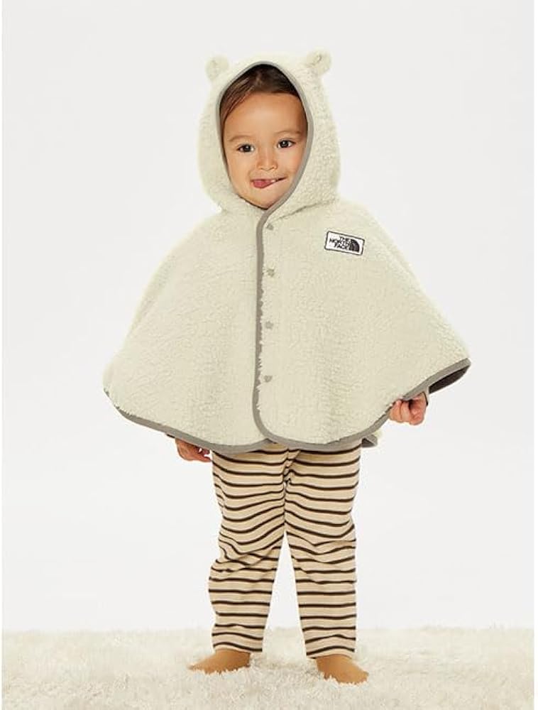 Amazon.co.jp: [ザノースフェイス] ポンチョベビーカドルフリース