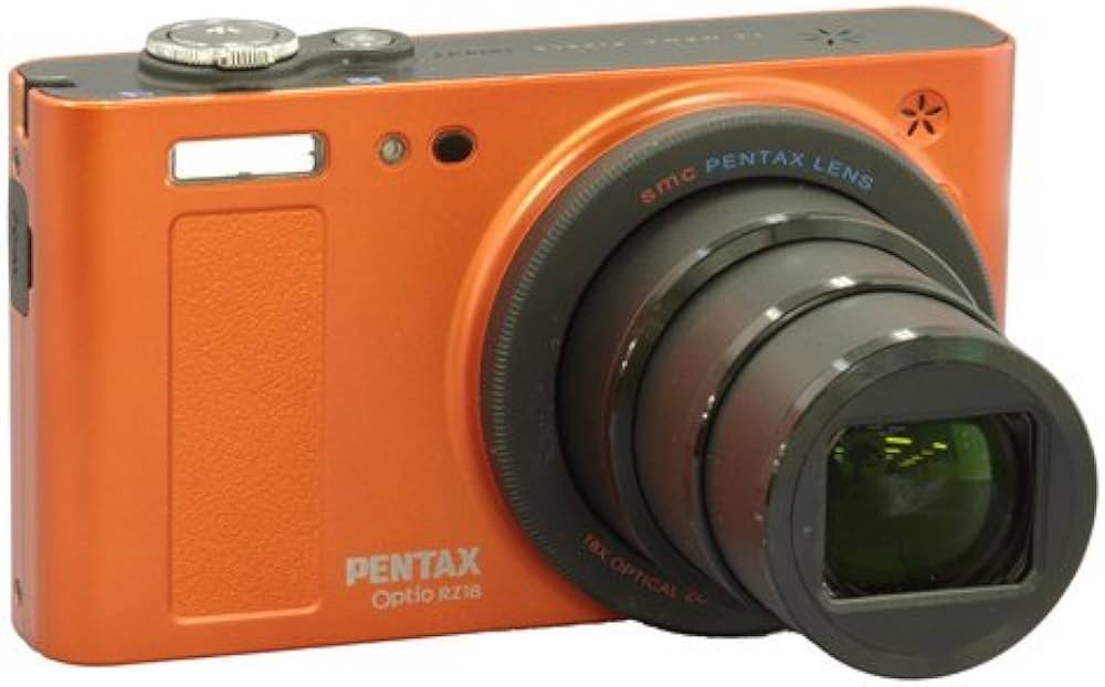 Amazon | PENTAX デジタルカメラ Optio RZ18(メタリックオレンジ)1600
