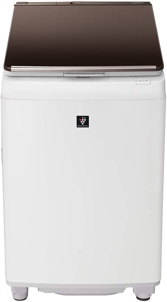 Amazon | シャープ SHARP 洗濯機 洗濯乾燥機 ガラストップ 穴なし槽
