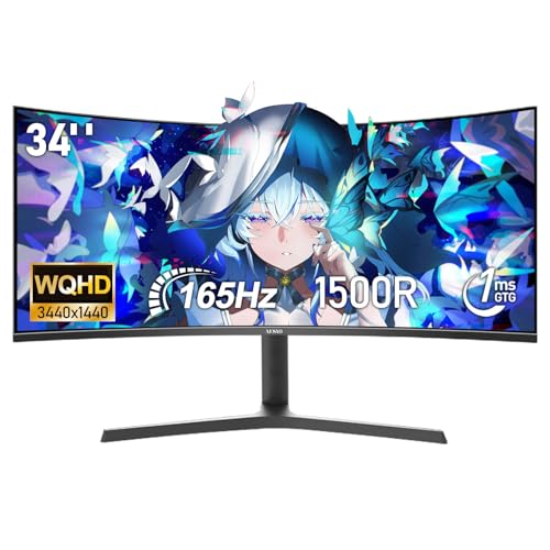 Amazon.co.jp: AESNO 34インチゲーミングモニター UWQHD(3440*1440