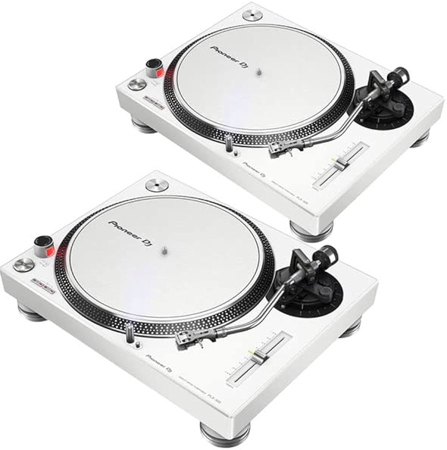 Amazon | Pionner DJ ターンテーブル PLX-500-W ×2台 セット | ターン