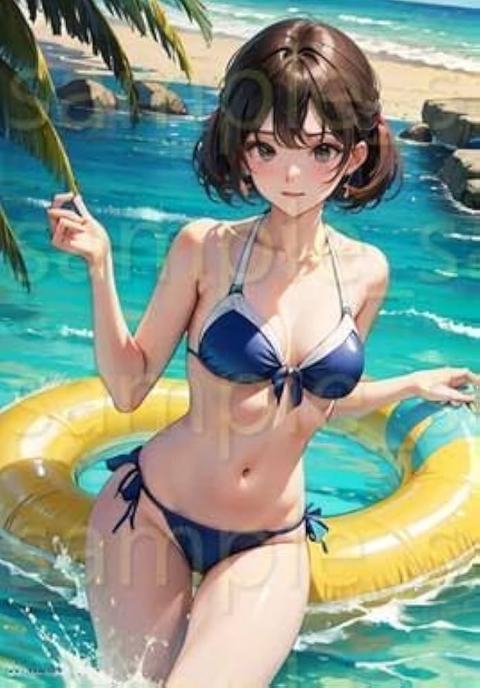 Amazon.co.jp: A4ポスター AI美女 美少女 水着 かわいい グラビア