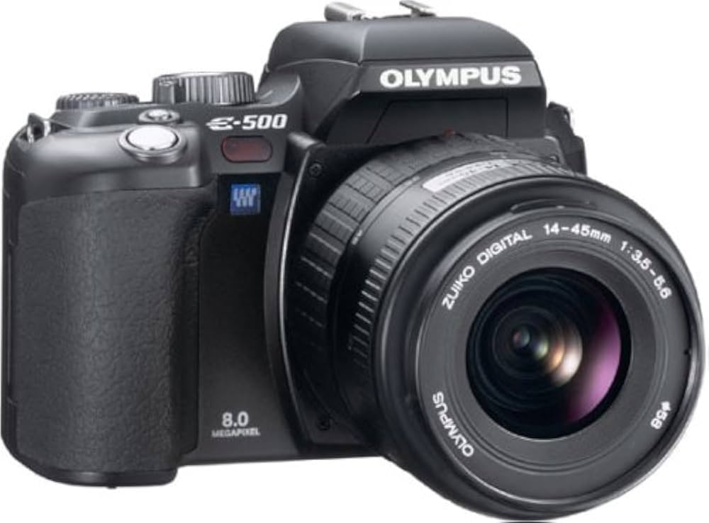 Amazon | OLYMPUS デジタル一眼レフカメラ E-500 ブラック レンズ