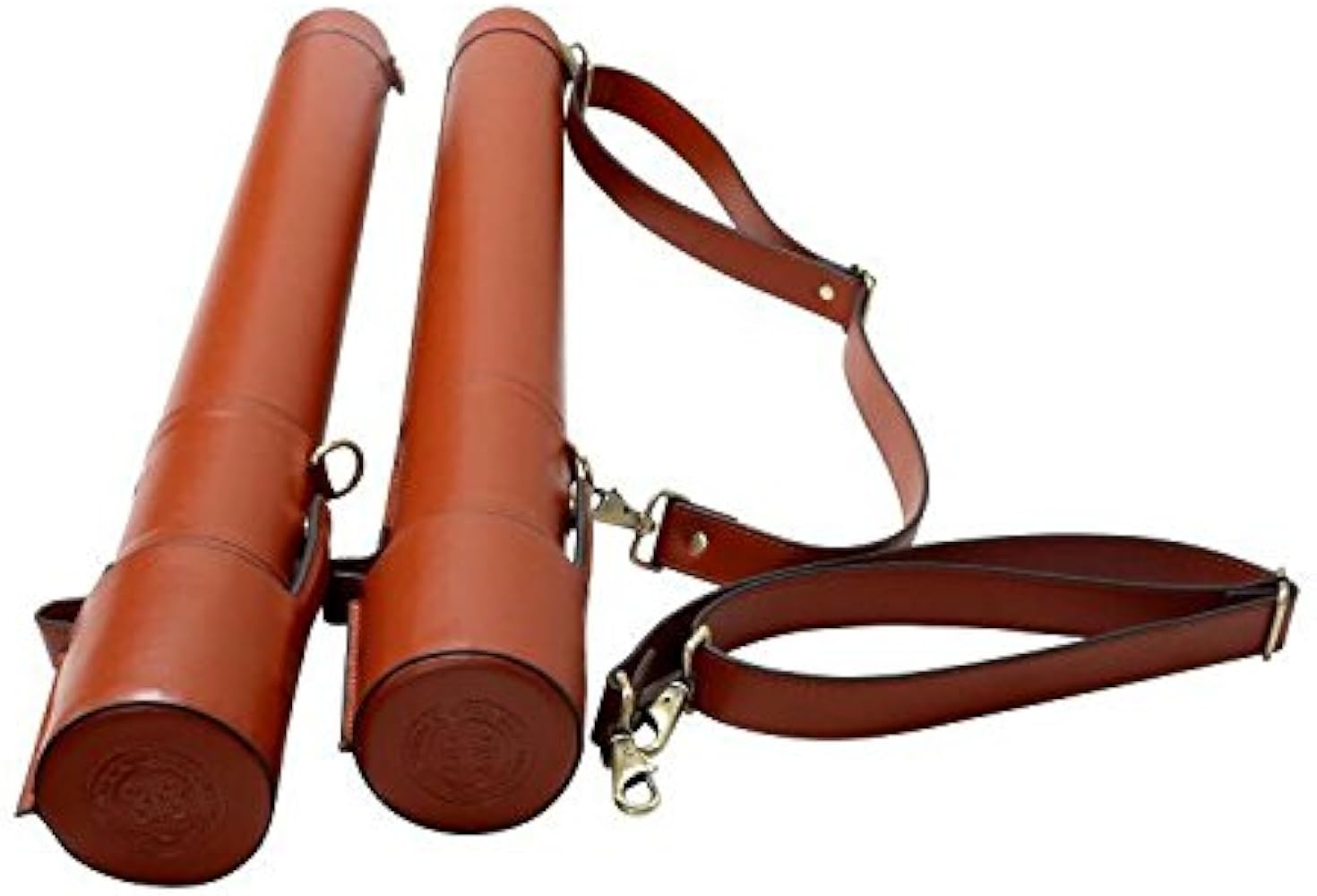 Amazon.co.jp: QI レザーフライフィッシングロッドチューブ/ケース