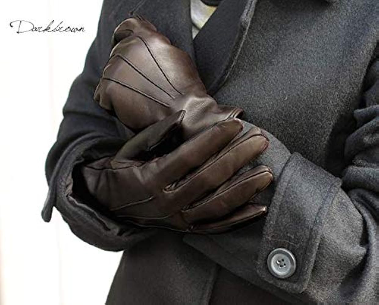Amazon | [キャロンセレクト] レザーグローブ イタリア製 メンズ