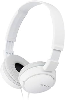 Amazon.com: Sony ZX Series Wired On-Ear Headphones with Mic, White