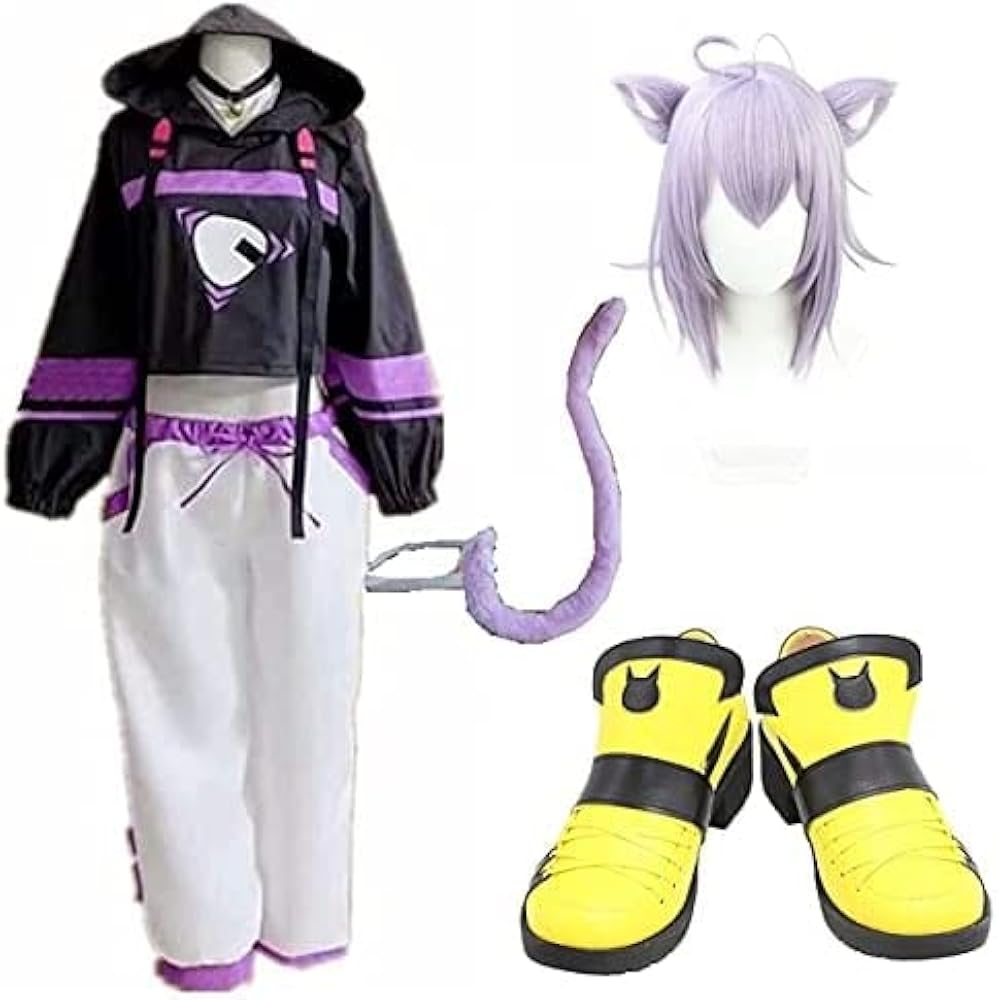 Amazon.co.jp: [DHARUN] フルセット コスプレ衣装 猫又おかゆ