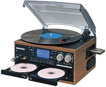 Amazon.co.jp: DCT 木目調 ダブルCD録音機能付 マルチレコード